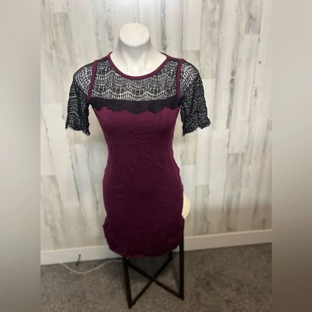 Ann Taylor Burgundy dress